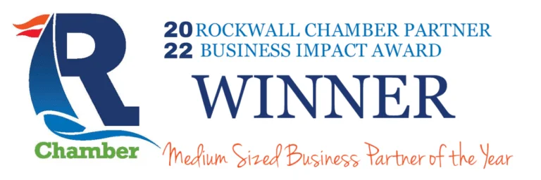 2022 Rockwall Chamber Partner Business Impact Award Winner